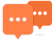 Speech bubble that represents communication resources