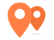 Pin icon that represents the location resources