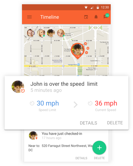 Speed monitoring resource for children